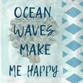 thumbnail image 2 of Lewis, Sheldon 26x26 White Modern Wood Framed Museum Art Print Titled - Waves, 2 of 4