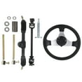 thumbnail image 2 of Go Kart Steering Wheel Assembly, Shaft Tie Rod Rack Kit Adjustable  For Quad ATV UTV, 2 of 8