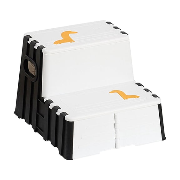 Fold Stools Step Stool Ladder Foldable 2-Step Stool Anti-Slip Sturdy Portable Footstool