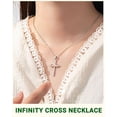 thumbnail image 2 of The cross necklace is a birthday gift for the granddaughter/daughter, Christmas, religion, and Christianity, 2 of 6