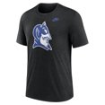 thumbnail image 2 of Men's Nike Heather Black Duke Blue Devils Blitz Legacy Primary Tri-Blend T-Shirt, 2 of 3