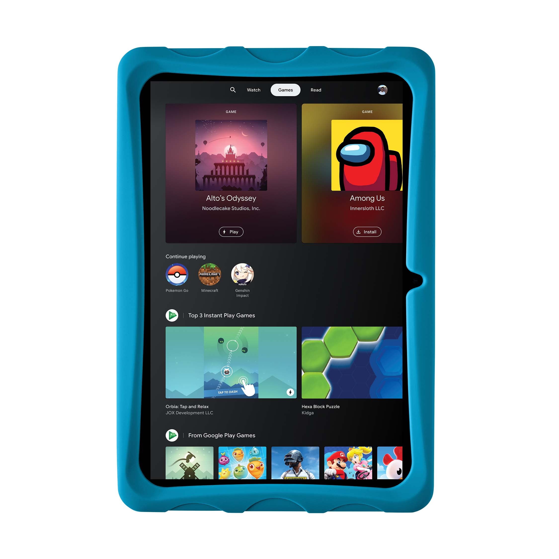 onn. 10" Kids Tablet Teal Sachet
