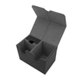 thumbnail image 1 of Caja De Almacenamiento De Tarjetas, Estuche Organizador De Tarjetero Commander Con Cierre Magnético De Cuero PU, Se Adapta A 160 Tarjetas Para Cartas Coleccionables, Cartas Del, 1 of 7