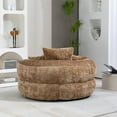 thumbnail image 4 of Giant Bean Bag Chair, Faux Fur Bean Bag Couch with Filler Large Living Room Bean Bag Chairs for Adults, Big Lazy Sofa Accent Chair Floor Chair, 4 of 9