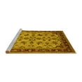 thumbnail image 2 of Ahgly Company Machine Washable Indoor Rectangle Oriental Yellow Industrial Area Rugs, 5' x 7', 2 of 4