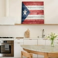 thumbnail image 6 of Canvas Print Wall Art for Bathroom Kitchen Wall Decor Puerto Rico Flag Picture Painting Contemporary Artwork Stretched and Framed for Bedroom 12x12in, 6 of 6