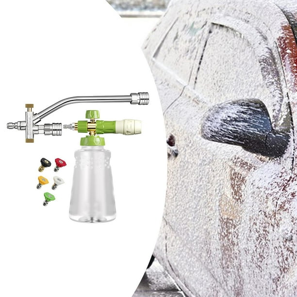 Regadera pulverizadora de espuma Perfecl Con regulador y 5 boquillas 1/4'