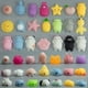 thumbnail image 1 of Muñeco de peluche con forma de animal, juguete de ventilación con música, novedad japonesa y coreana, regalo creativo pequeño para estudiantes, 1 of 5