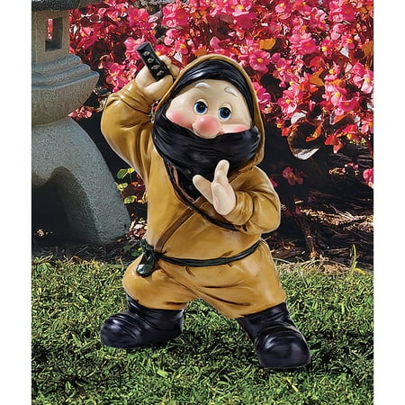 Design Toscano Far East Garden Fighters Gnome Statue - Ninja