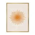 thumbnail image 1 of Designart Orange Sun Print II FLOAT FRAME WALL ART, 1 of 4