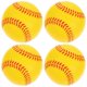 thumbnail image 1 of 4pcs PU Sponge Training Ball Training Softballs Teenager Players Training Balls, 1 of 3