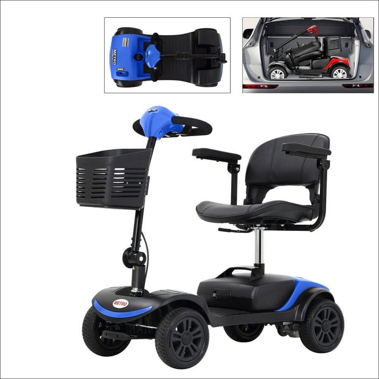 Electric for Seniors, Compact Scooter for Outdoor with Charger and Basket Included - Walmart.com