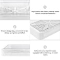 thumbnail image 2 of SILENRADAWN 1Pc Stackable Plastic Storage Baskets for Kitchen and Party Use, 2 of 8