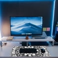 thumbnail image 6 of Large Gaming Mouse Pad for Desk, Black and White Mandala Desk Mat, Mandala Flower Desk Pad, 31.5"x11.8" Extended Big Computer Keyboard Mouse Pad with Non-Slip Base and Stitched Edge, 6 of 13