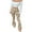 Beige, variant on Womens High Waist Flare Leggings Summer Elastic Waist Wide Leg Skinny Yoga Pants Casual Modern Printed Trousers