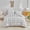 ZLJ01, variant on Green Pinch Pleat Duvet Cover Set Queen, Ruched Puff Bedding Set, Luxury Boho Soft Microfiber All Season Tufted Bed Comforter with 2 Pillow Shams