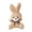 Brown, variant on Plush Bunny Doll Keychain - Mini Stuffed Animal Bag Charm, 5 Inches