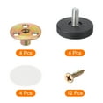 thumbnail image 3 of Thread Furniture Leveling Feet, 4Pcs - Adjustable Self-adhesive Screw-in Raised Base for Table Sofas (40 x 15 MM), 3 of 5