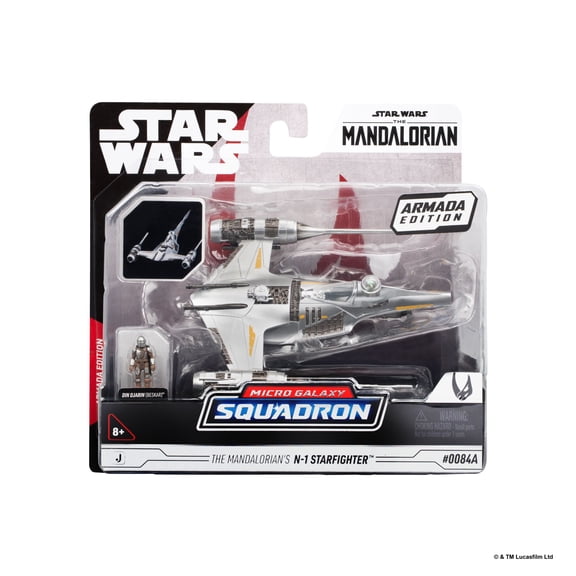 Star Wars™ Micro Galaxy Squadron The Mandalorian's N-1 Starfighter (Armada Edition) - 5-inch Vehicle with 1-Inch Micro Figure Accessory