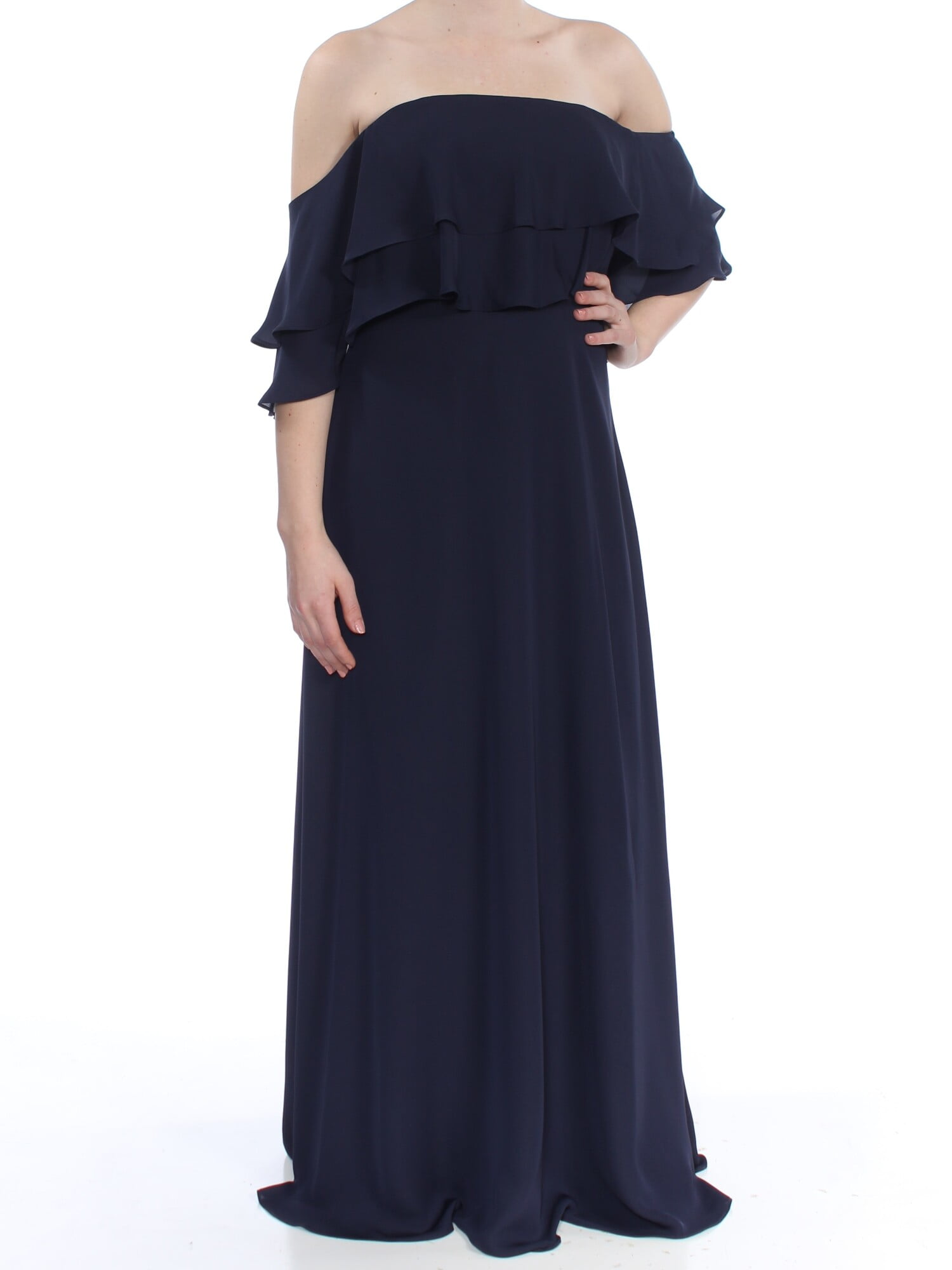calvin klein cold shoulder maxi dress Calvin Klein Women's Short Sleeve Floral A-Line Maxi Dress