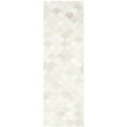 thumbnail image 3 of SAFAVIEH Studio Leather Holly Geometric Area Rug, Ivory/Grey, 3' x 5', 3 of 6