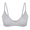 Gray, variant on Women's Cotton Wireless Bra Lightweigh Breathable Underwear 2 Pcs