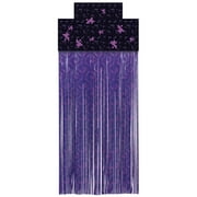 Minecraft Birthday Fringe Door Curtain, 5.25ft x 2.5ft