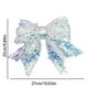 thumbnail image 3 of CREATITOY Glittery Christmas Bow Ornaments - Sparkly Hanging Bows for Christmas TreeMall Decoration Festive Scene Accent, 3 of 9