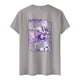 thumbnail image 3 of Pop cazadora para niña Hunters Graphic Round-Neck Short Sleeve T Shirt For Kids Youth Fashion Tee With Cartoon Print Design Soft Blend Top For Children （Gray）, 3 of 3