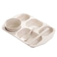 thumbnail image 4 of Plato De Cena De Paja De Trigo, Tazn, Juego De Utensilios, Apto Para Microondas, Gran Capacidad, Para Cenas En Casa, 11 Pulgadas, Paquete De 5 Piezas, Color Natural, Ukhbmc, 4 of 9