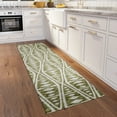 thumbnail image 5 of Addison Rugs Indoor/ Outdoor Addison Yuma Southwest Tribal WashableArea Rug 2'3" x 7'6" - Olive, 5 of 5