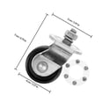 thumbnail image 2 of OUNONA 4Pcs Trailer Jack Wheel Caster Wheels Steel For Campers Handling Lifting Operations, 2 of 8