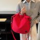 thumbnail image 5 of Bolso tote de nailon con cierre de cordón, bolso bandolera informal, bolso ligero para viajes y trabajo, bolso de mano de estilo japonés para uso diario., 5 of 6