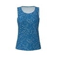 thumbnail image 6 of Sigee Blue Star Print for Women's Workout Tank Top,Running Tank Tops,Sleeveless Gym ClothesXX-Large, 6 of 8