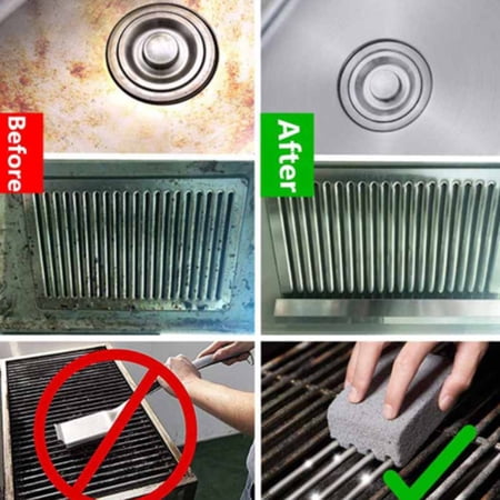 1Pcs BBQ Grill Cleaning Brick Block Barbecue Cleaning Stone BBQ Racks Stains Grease Cleaner BBQ Tools Kitchen Gadgets decorates