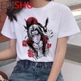 thumbnail image 1 of Naruto top Camisetas t-shirt Mujeres Pareja Ropa harajuku Japonés ulzzang Blanco Camiseta kawaii Estética, 1 of 4