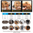 thumbnail image 2 of CHUANK Dog Muzzle for Medium Large Dogs Adjustable Breathable Soft Leather Muzzle For Biting L Black, 2 of 22