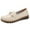 Beige, variant on NOKIO Comfortable Women'S Flats Stylish Women'S Breathable Fashion Sneakers Women Comfort Walking Flat Loafer Slip On Leather Loafer Comfortable Flat Shoes Outdoor Driving Shoes