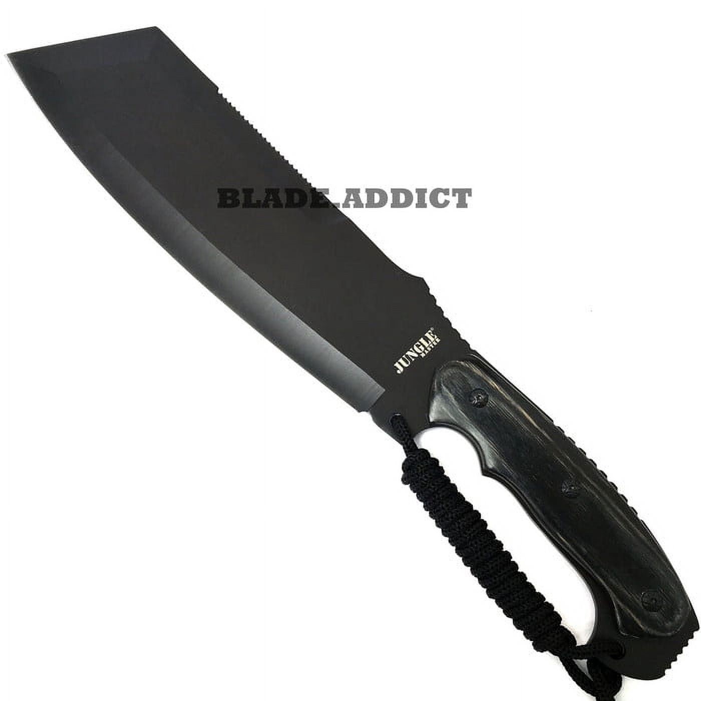 16" JUNGLE Cleaver Fixed Blade Camping Survival Outdoor Hunting Knife