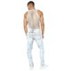thumbnail image 2 of Men's Mesh Fishnet See Through Shirt Short Sleeve Muscle Undershirts Tee Tops, 2 of 4