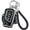 Silver Black, variant on Key Fob Cover Compatible with Toyota Camry SE/LE 2018-2024 Corolla LE 2020-2026 4 Button Keychain Case Holder Protector,Gold Black