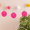 thumbnail image 6 of yotijay 3Pcs Pickleball Ornament Set Bag Keychain Christmas Tree Hanging Decorations for Pink, 6 of 9
