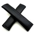 thumbnail image 3 of Par de fundas para cinturón de seguridad de fibra de carbono Peugeot Firefighter, almohadillas para hombros para logotipo de Peugeot, color negro, funda para cinturón de seguridad de fibra de carbono, 3 of 4