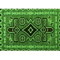 thumbnail image 1 of Ahgly Company Indoor Rectangle Southwestern Green Country Area Rugs, 4' x 6', 1 of 4
