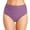 Light Purple, variant on Minjewel Women's Printed High Waist Swim Shorts, Sexy Beach Holiday Bathing Suit Bottom, Solid Color Swim Bottoms,Green L