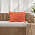 thumbnail image 5 of Outdoor Lumbar Pillows Cover Set of 2, 12" x 20" Outdoor Waterproof Decorative Throw Pillow Cover Cover for Patio, Orange, 2 Pack, 5 of 9