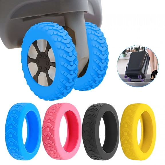 GASTROPOD Adult 8-Piece Luggage Wheel Covers Blue