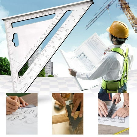 

90 Degree Thickened Square Aluminum Die-casting Woodworking Measuring Ruler