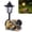 D, variant on Lypsnake Solar Garden Light, Abstract Thinking Bust Statue with Crackle Glass LED Ball, Hand-Painted Resin Weatherproof Ornament for Patio Lawn Yard Backyard Outdoor Decor