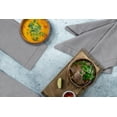 thumbnail image 6 of Bedding Craft Cotton Cloth Dinner Napkin 18x18" Lt Grey with Hemstitched, Set of 12, 6 of 6